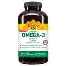 Suplemento de Ômega-3 Country Life - 1000mg - 300 Cápsulas