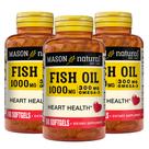 Suplemento de Ômega-3 Mason Natural - 1000mg - 180 Cápsulas