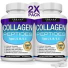 Suplemento de Peptídeos Multicolágenos Toplux - 1800mg - 90 Cápsulas