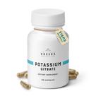 Suplemento de potássio CHEERS Citrato de potássio 316 mg 90 cápsulas