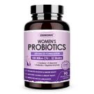 Suplemento de probióticos ZEBORA para mulheres e saúde digestiva 90 cápsulas