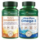 Suplemento de produtos de pureza Dr. Cannell's Advanced D + Omega-3 Suplemento de produtos de pureza Dr. Cannell's Advanced D + Omega-3