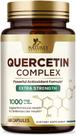 Suplemento de quercetina Nature's Nutrition 1000 mg Extra Strength 60 cápsulas Suplemento de quercetina Nature's Nutrition 1000 mg Extra Strength 60 cápsulas