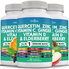 Suplemento de Quercetina, Zinc y Vitamina C NEW AGE 180 Cápsulas