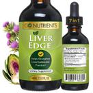 Suplemento de saúde hepática Go Nutrients Liver Edge 60mL Suplemento de saúde hepática Go Nutrients Liver Edge 60mL
