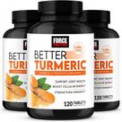 Suplemento de suporte articular Force Factor Better Turmeric 360 comprimidos
