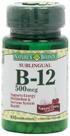 Suplemento de Tabletas Sublinguales Nature's Bounty B-12 500 mcg Suplemento de Tabletas Sublinguales Nature's Bounty B-12 500 mcg