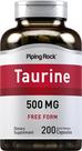 Suplemento de taurina Piping Rock 500 mg 200 cápsulas em forma livre