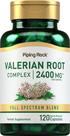 Suplemento de Valeriana Piping Rock - Extrato de Raiz 2400mg - 120 Cápsulas