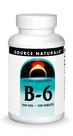 Suplemento de Vitamina B6 Source Naturals - 500mg - 100 Comprimidos
