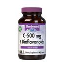 Suplemento de vitamina C BlueBonnet 500 mg com bioflavonóides 90 ct Suplemento de vitamina C BlueBonnet 500 mg com bioflavonóides 90 ct