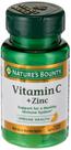 Suplemento de Vitamina C e Zinco Nature's Bounty - 60 Comprimidos