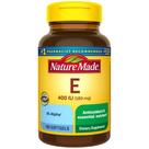 Suplemento de Vitamina E Nature Made 180mg (400 UI) - 180 Cápsulas