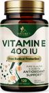 Suplemento de vitamina E Nature's Nutrition 400 UI 180 mg 120 ct