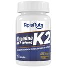 Suplemento De Vitamina K2 MK7 300mg 60 Capsulas - Apisnutri