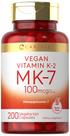 Suplemento de Vitamina K2 MK7 Carlyle - 100mcg - 200 Cápsulas Veganas Suplemento de Vitamina K2 MK7 Carlyle - 100mcg - 200 Cápsulas Veganas