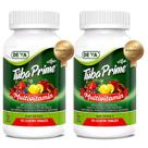 Suplemento Deva Tuba Prime, multivitamínico vegano, 90 comprimidos, pacote com 2
