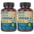 Suplemento DEVA Vegan Omega-3 DHA 200 mg 90 cápsulas gelatinosas x 2