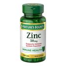Suplemento dietético Nature's Bounty Zinc 50 mg, comprimidos de 100 ct