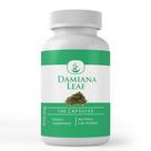 Suplemento dietético PURE ORIGINAL INGREDIENTS Damiana Leaf 100 cápsulas
