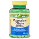 Suplemento dietético Spring Valley Magnesium Citrate 100mg
