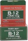 Suplemento dietético Trader Joe's B-12 1000mcg 100 comprimidos