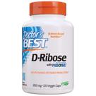 Suplemento Doctor's Best D-Ribose suporta ATP Energy 120 cápsulas