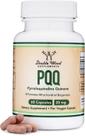 Suplemento Double Wood PQQ 20mg 60 cápsulas