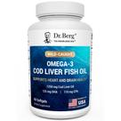 Suplemento Dr. Berg Omega-3 Óleo de Fígado de Bacalhau 1250mg