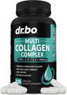 Suplemento DR. BO - Peptídeos de Colágeno Tipo I, II, III, V e X