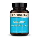Suplemento Dr. Mercola Calcium com vitaminas D3 e K2 30 cápsulas