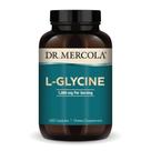 Suplemento Dr. Mercola L-glicina 1.000 mg 90 porções 180 cápsulas Suplemento Dr. Mercola L-glicina 1.000 mg 90 porções 180 cápsulas
