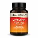Suplemento Dr. Mercola Vitaminas D3 e K2 30 cápsulas