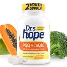Suplemento Dr's Hope PQQ CoQ10 20 mg/100 mg para a saúde do cérebro
