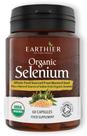 Suplemento Earthier Organic Selenium 200mcg com iodo e sílica