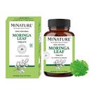 Suplemento em miniatura em comprimidos de folha de moringa 1000mg - 90 comprimidos