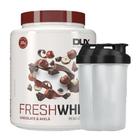 Suplemento em pó Combo Fresh Whey Nutri Conc Isolado Chocolate Belga e Avela 450g + 2x Shakeira Dux