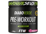 Suplemento Em Pó Pre Treino Pre Workout Pote 150g FTW DIABO VERDE