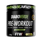Suplemento Em Pó Pre Treino Pre Workout Pote 150g Sabor Frutas Amarelas FTW DIABO VERDE