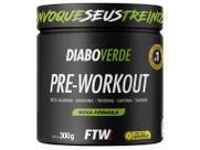Suplemento Em Pó Pre Treino Pre Workout Pote 300g DIABO VERDE