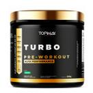 Suplemento em pó pré treino turbo topway 300g sabor limão com taurina
