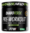 Suplemento Em Pó Verde Pre Treino Pre Workout Pote 150g Sabor Limão FTW
