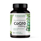 Suplemento EMERALD LABS CoQ10 200 mg com vitamina E 30 cápsulas
