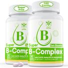 Suplemento EnvyCure do complexo de vitamina B sem açúcar 180 comprimidos