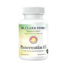Suplemento enzimático Dr. Clark Pancreatin 8X 500mg 100 cápsulas