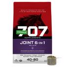 Suplemento equino Formula 707 Joint 6 em 1, balde de 2,27 kg