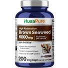 Suplemento Extrato puro de algas marinhas Nusa Pure 6.000 mg 200 cápsulas