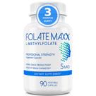 Suplemento FOLATE MAXX L-Metilfolato 5mg 90 cápsulas