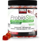 Suplemento Force Factor ProBioSlim, gomas de vinagre de maçã