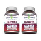 Suplemento: fórmulas incríveis, cápsulas vegetarianas de quercetina 500 mg